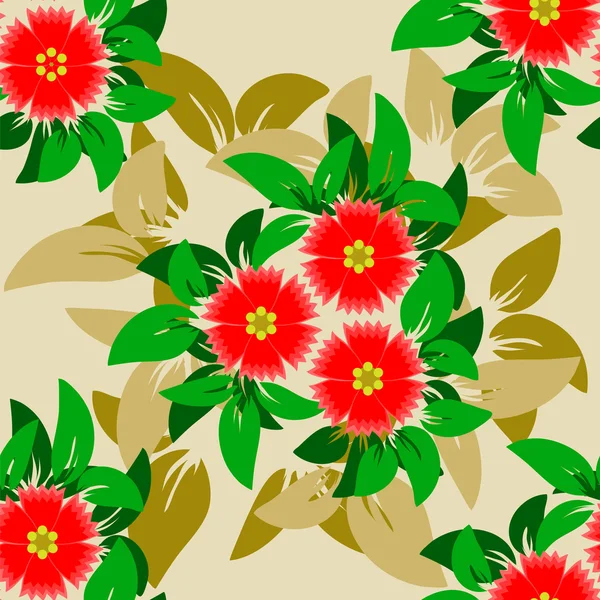 Seamless Floral Pattern. — Stock Vector
