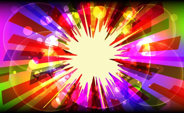 Vector illustration of colorful explode. — Stock Vector