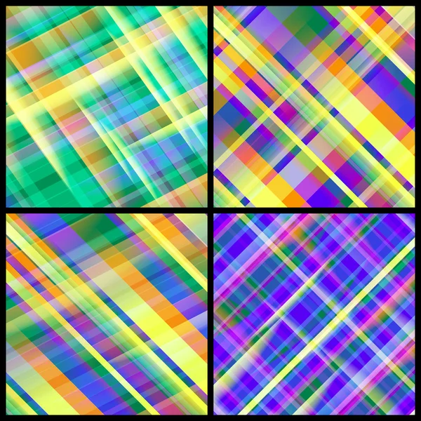 Set of abstract vector backgrounds. — Stock Vector