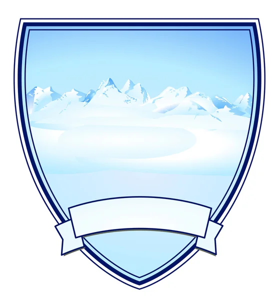 Mountain crest — Stock Vector