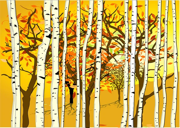 Humeur d'automne — Image vectorielle