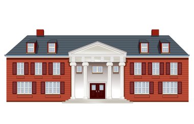 Manor house clipart