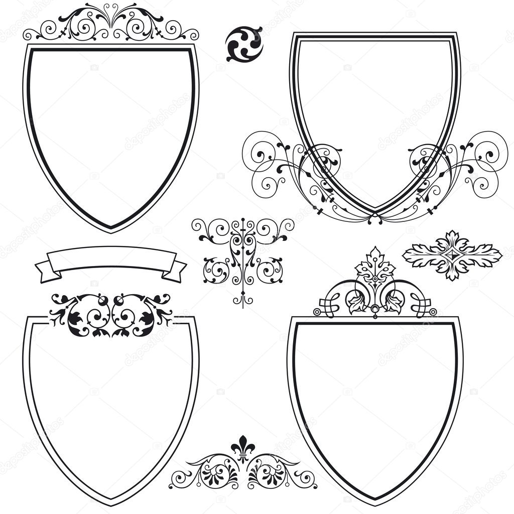 Shields and crests