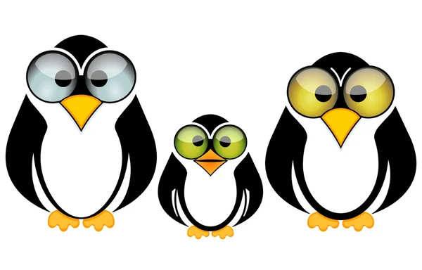 Funny Penguin — Stock Vector