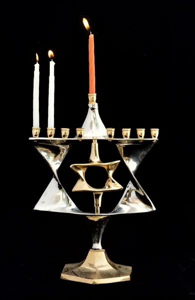 Drugi dzień żydowskiego święta Chanuka — Zdjęcie stockowe