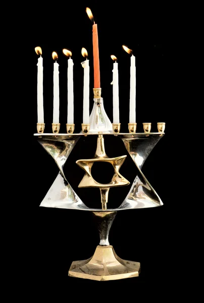 Єврейське свято Хануки — стокове фото