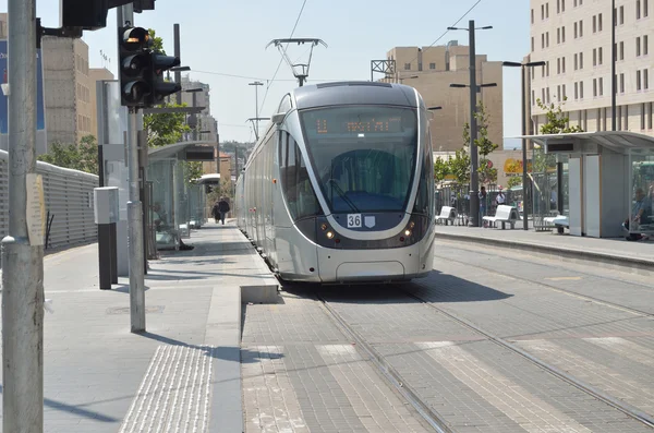 stock image Tram in Jerusalem