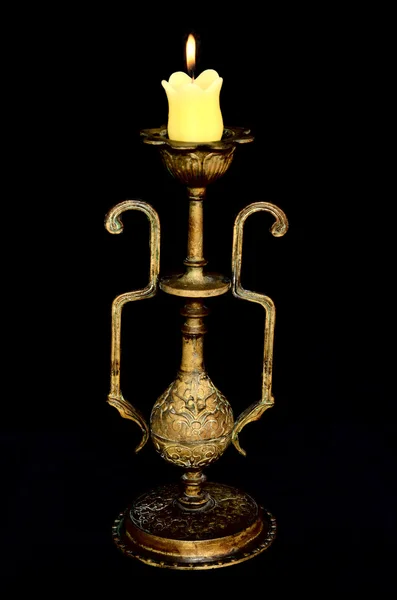 Candleholder the bronze — Stock Photo, Image
