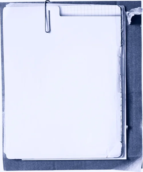Παλιά χαρτιά με συνδετήρα — Φωτογραφία Αρχείου
