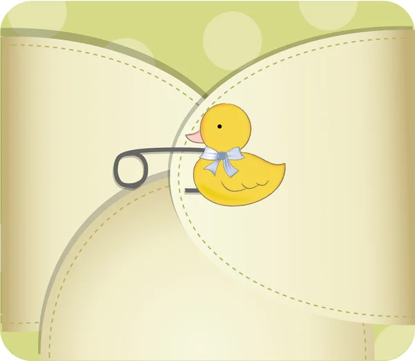 Anúncio do chuveiro do bebê — Fotografia de Stock