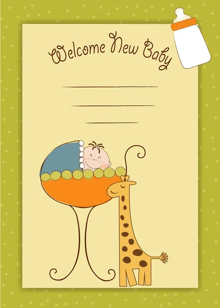 Neue Babykarte — Stockfoto