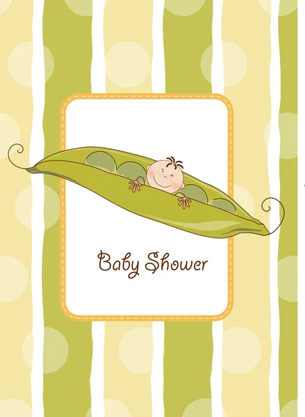 婴儿淋浴邀请函 — 图库照片