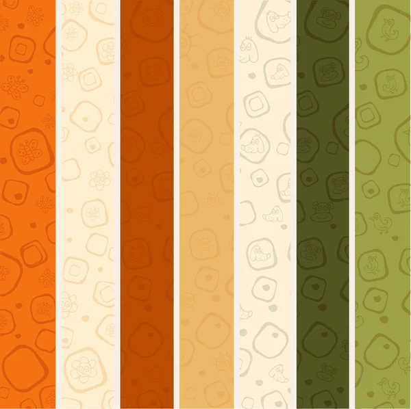 Seamless stripe pattern for kids — Stock Photo, Image