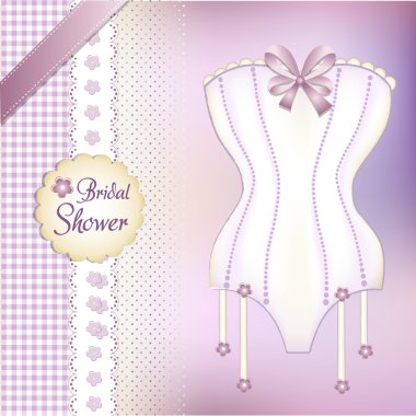 Bridal Shower greeting card clipart