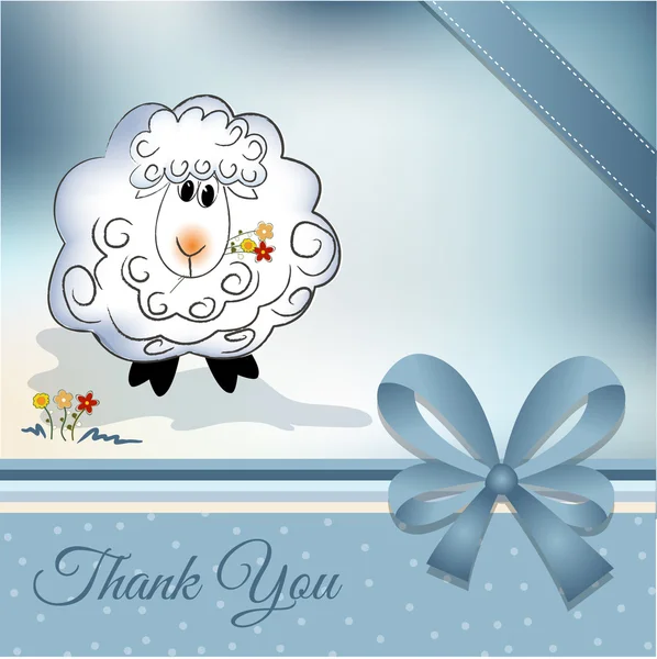 Thank you greeting card — Stock Photo, Image