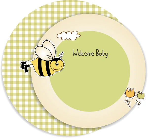 Convite para chá de bebê — Fotografia de Stock