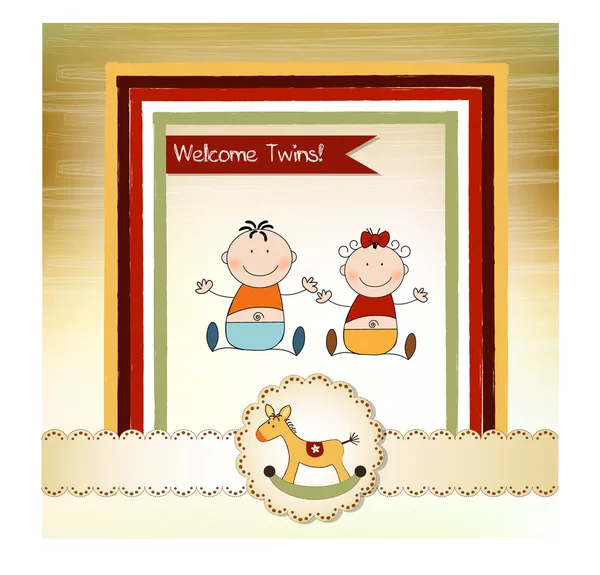 New baby invitation — Stock Photo, Image
