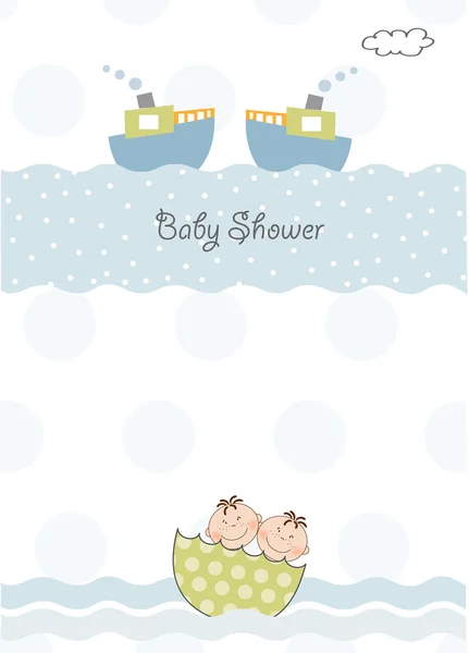 Baby dusch inbjudan — Stockfoto