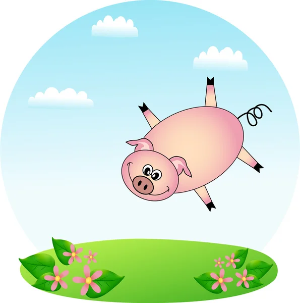 stock image Flying Pig