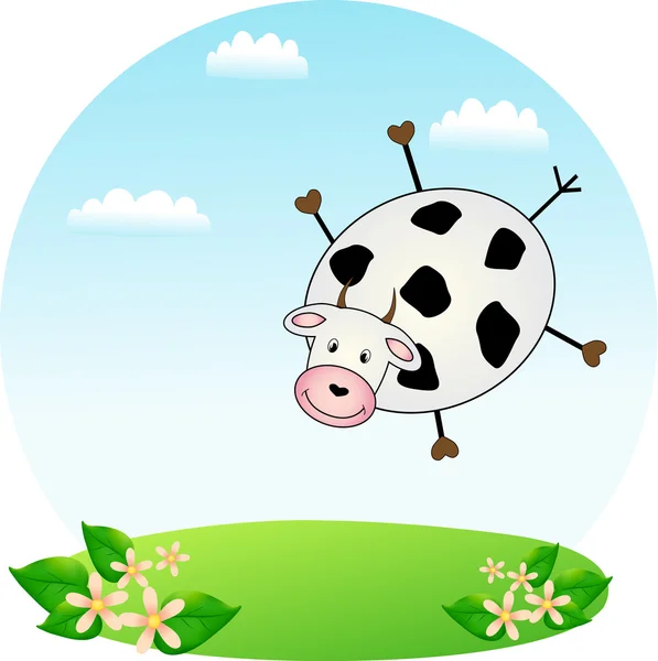 Flying cow — Stock Photo, Image
