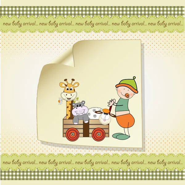 Baby anniversary card — Stock Photo, Image