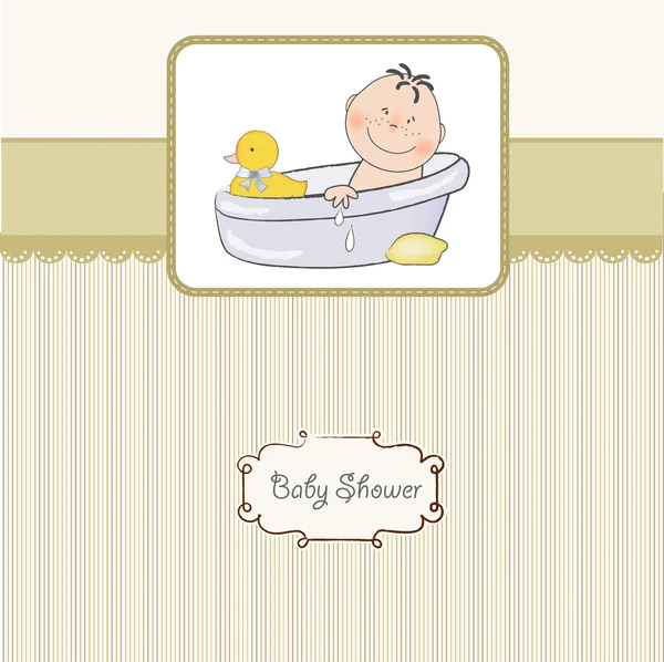 婴儿淋浴公告 — 图库照片