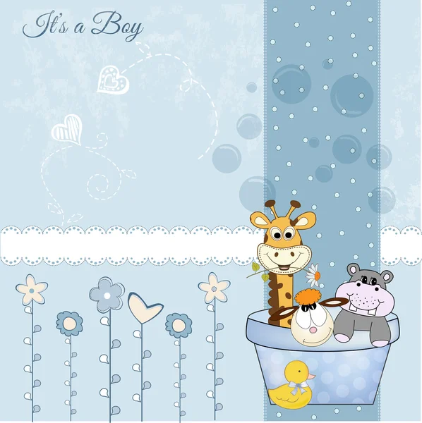 Animals baby shower — Stock Photo, Image