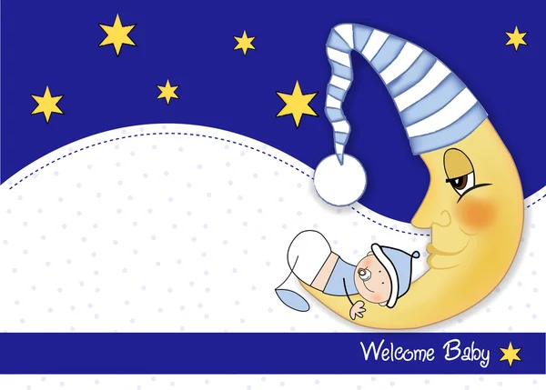 Ласкаво просимо baby картки — стокове фото