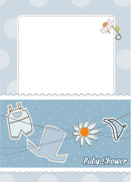 Cartão de anúncio do bebê — Fotografia de Stock