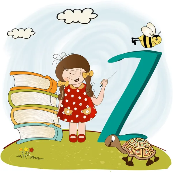 Kinder Alphabet Buchstaben "z" — Stockfoto