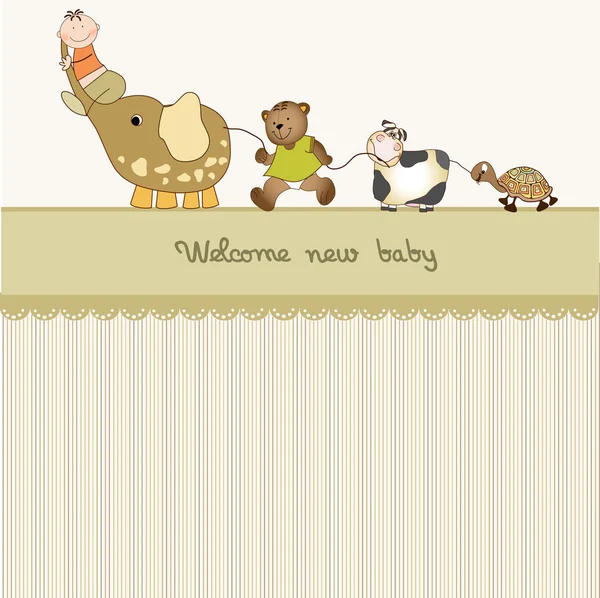 Anúncio do chuveiro do bebê — Fotografia de Stock