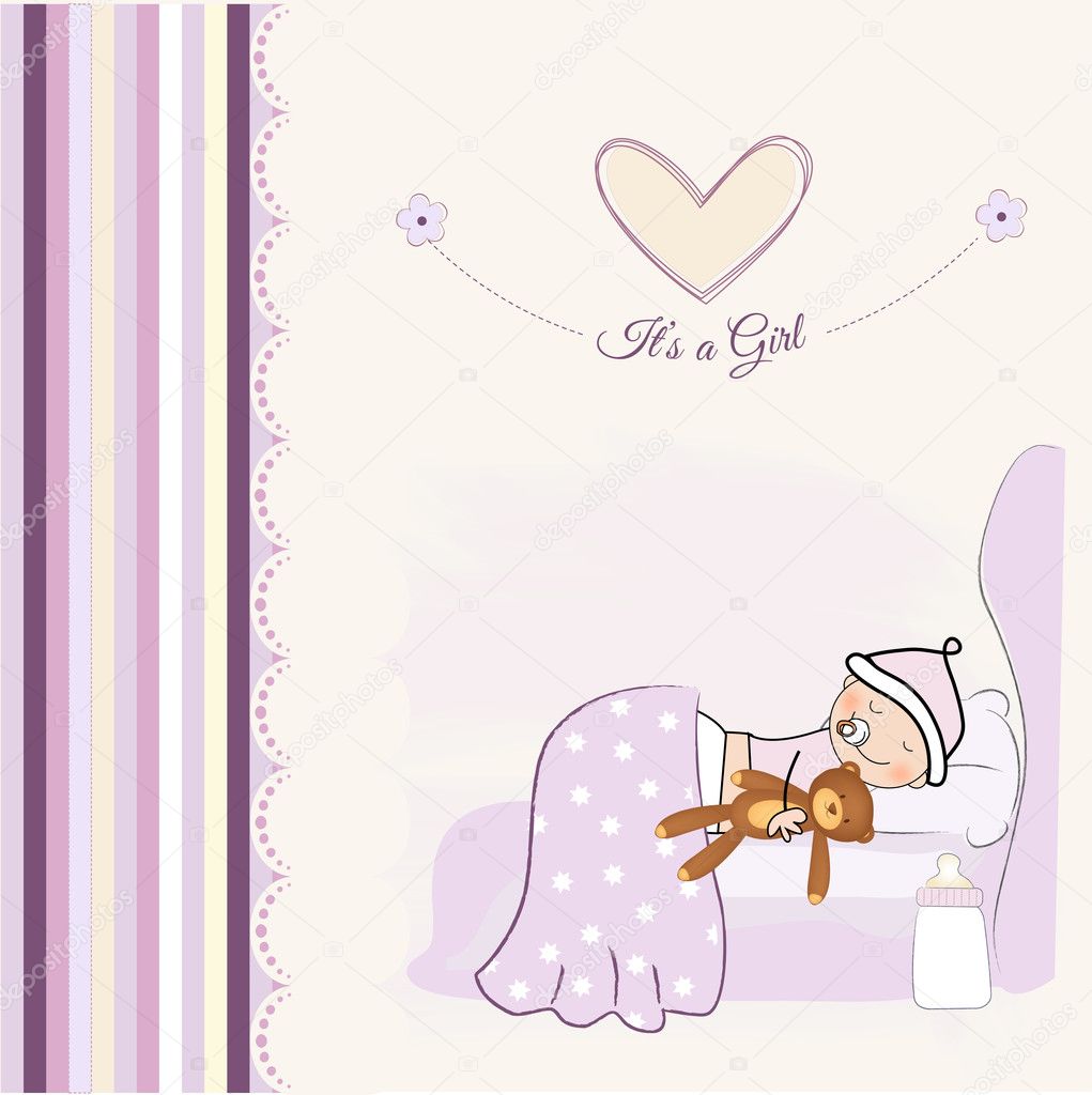 newborn baby girl new baby girl — Stock Photo