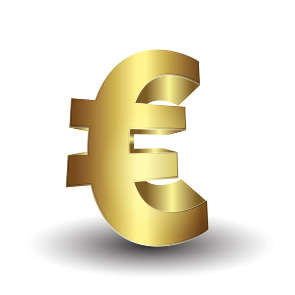 Financial background with euro sign