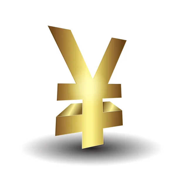 Fondo financiero signo de yen 3d — Foto de Stock