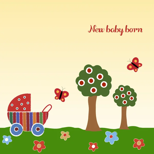Nieuwe baby geboren — Stockfoto