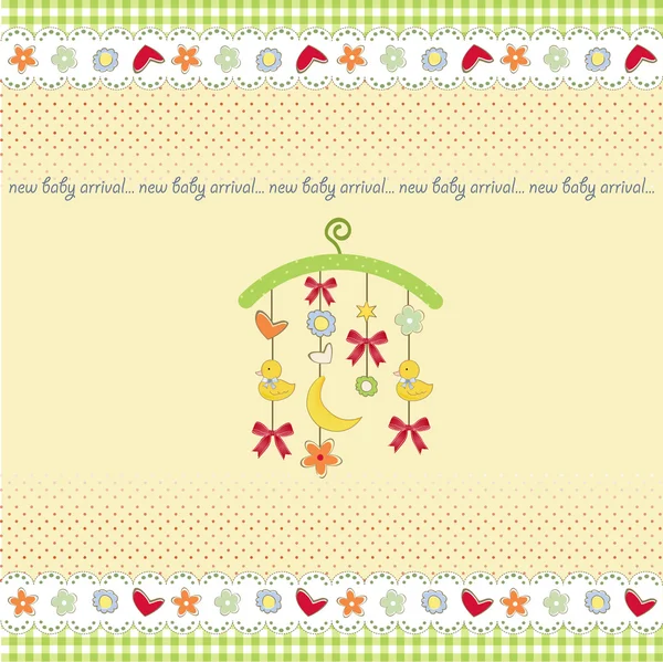 Carousel baby invitation — Stock Photo, Image