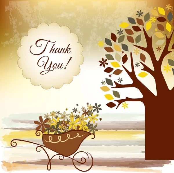 Thank you card — Stock Photo, Image
