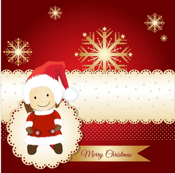 Cartão de felicitações de Natal — Fotografia de Stock