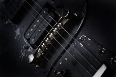 Detail of guitar as very nice musical background clipart