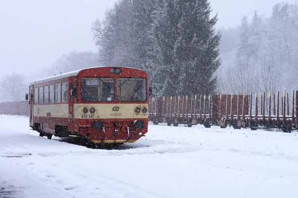 Kleiner tschechischer Zug — Stockfoto