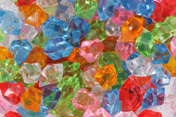 Пластиковые алмазы — стоковое фото