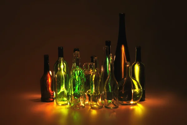 Пустые бутылки — стоковое фото