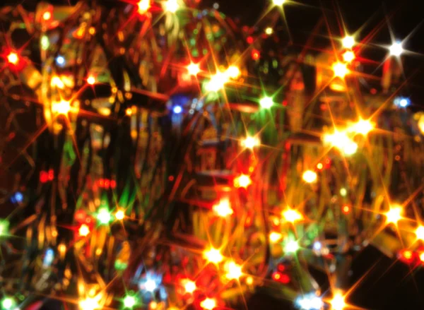 Χριστούγεννα φώτα φόντο — Φωτογραφία Αρχείου