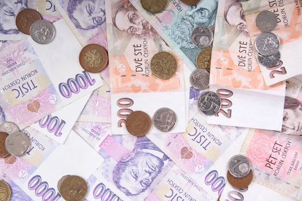 Czech money — Stock Photo, Image