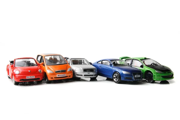 Cor carro brinquedos — Fotografia de Stock