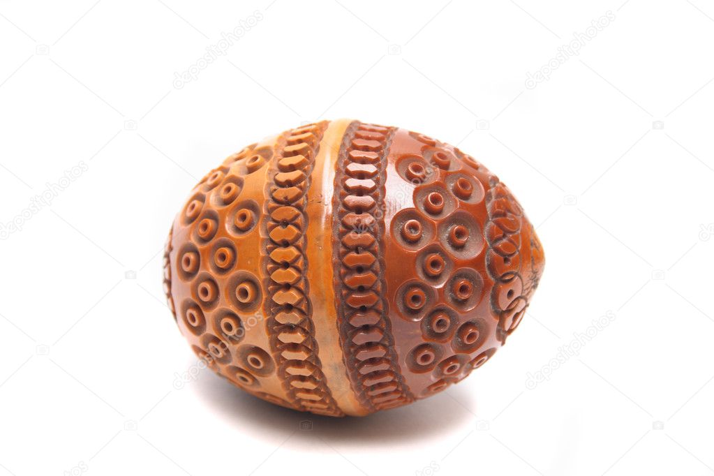 Egg from wood