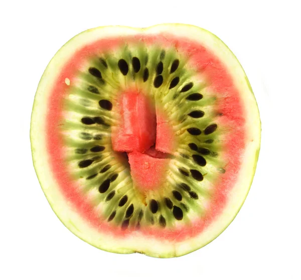 Kiwi a meloun — Stock fotografie