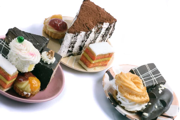 Солодкі десерти — стокове фото