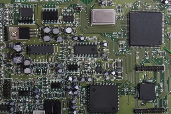 Motherboard background — Stock Photo, Image