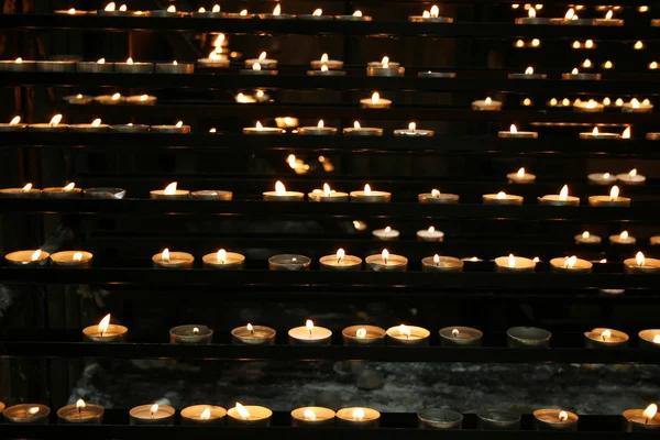 Фон свечей — стоковое фото